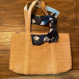 Draper James Straw Tote Bag